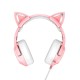 Дротові навушники Onikuma K9 Gaming CAT with LED Pink